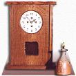 Hunter Rose Mantel Clock MAS302