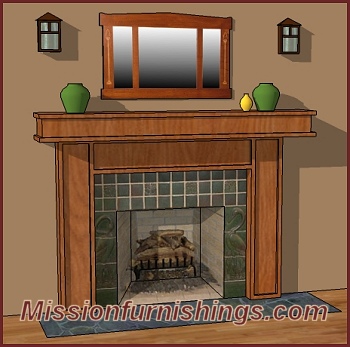 Mission Arts And Crafts Craftsman Stickley Mantels And Fireplaces Missionfurnishings Com Doorbells Medicine Cabinets Mirrors Furniture