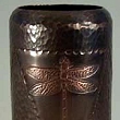 Copper Standard Dragonfly vase VMSCV303