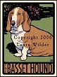 Basset Hound Print LWDPBH